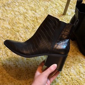Black Heeled Booties